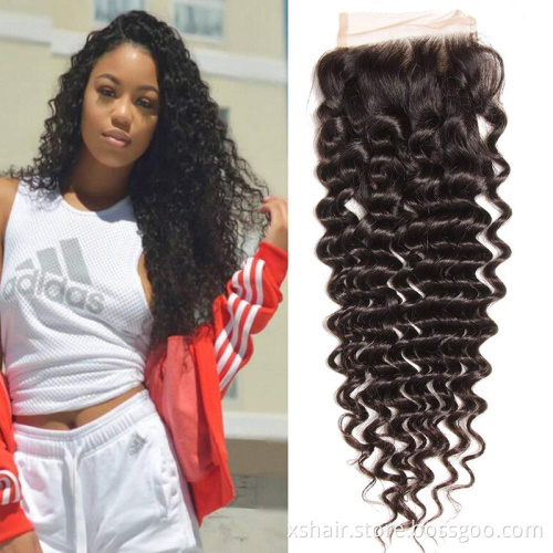 Cuticle Aligned Deep Wave Human Hair Weaves Wholesale 10A 10A+ Grade Unprocessed Virgin Human  Hair Bundles Vendors